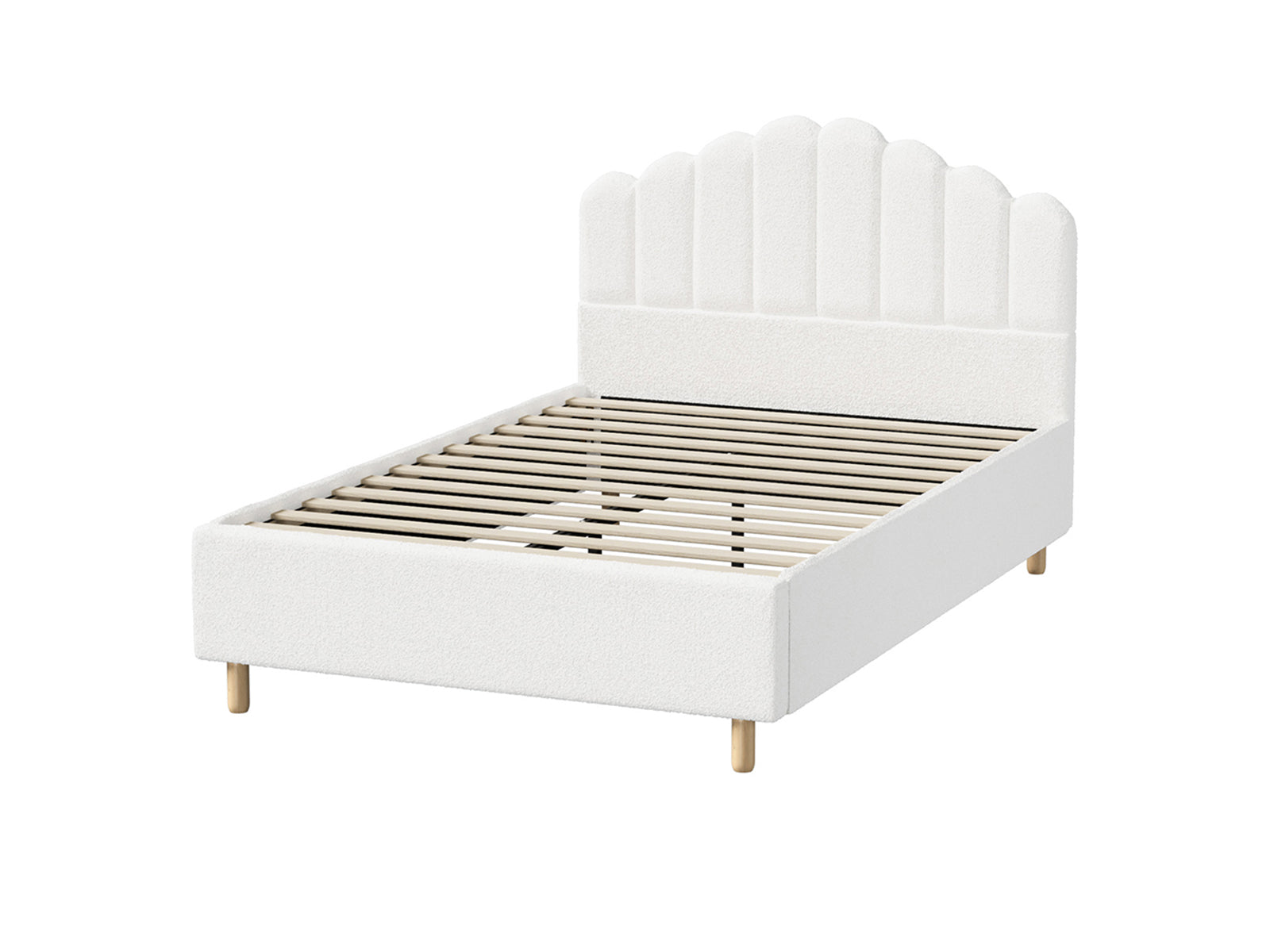 Shelley Boucle Bed Frame - Queen